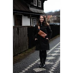 Kabát dámský SOFTSHELL Z PLETENINY