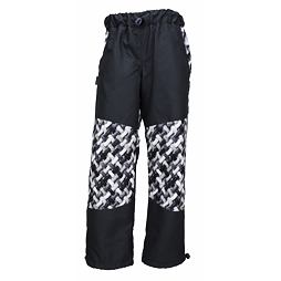 outdoorové kalhoty s bavlněnou podšívkou- šedé