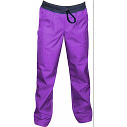 Kalhoty SOFTSHELL slim s bambusem-fialové