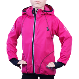 Bunda letní softshell RŮŽOVÁ s membránou 18000/12000