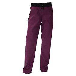 Kalhoty SOFTSHELL slim s bambusem - vínové