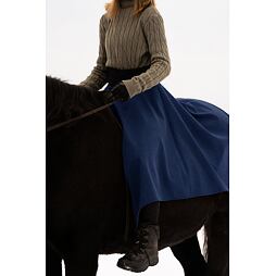 dámská jezdecká sukně - Softshellová - tmavě modrá