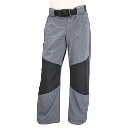 Kalhoty SOFTSHELL s cordurou-tmavě šedý melír