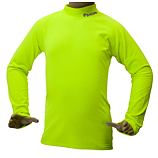 Funkční triko s počesem a stojáčkem - neon zelený