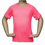Tričko BAMBOO s UV ochranou - krátký rukáv pink-neon
