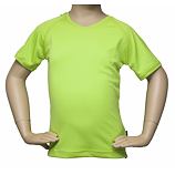 Tričko BAMBOO s UV ochranou  krátký rukáv-limetkově zelená