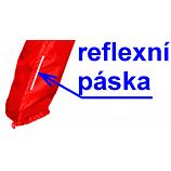 detail - reflexní páska na boku nohvic