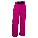 Kalhoty SOFTSHELL s páskem-růžové