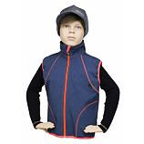 Vesta SOFTSHELL-MODRÝ MELÍR-SIGNÁLNÍ ORANŽ.LEMOVKY