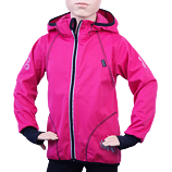 Bunda letní SOFTSHELL s membránou 18000/12000 - růžová