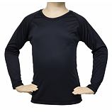 Tričko BAMBOO s UV ochranou  dlouhý rukáv-černá